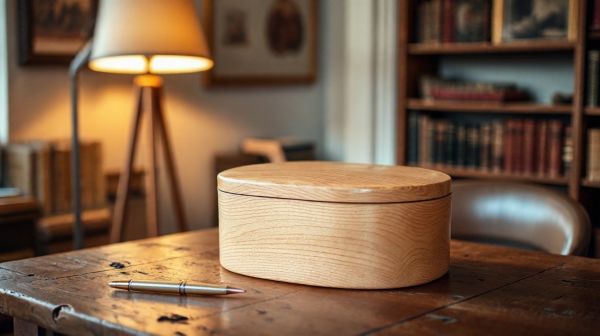 Créez des œuvres d'art remarquables avec une boite ronde en bois