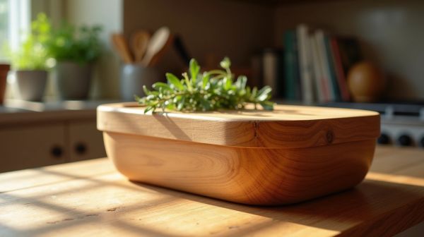 Offrez une touche unique à vos créations avec une boite ronde en bois alimentaire