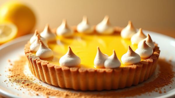 Réalisez une tarte citron meringuée speculoos délicieuse